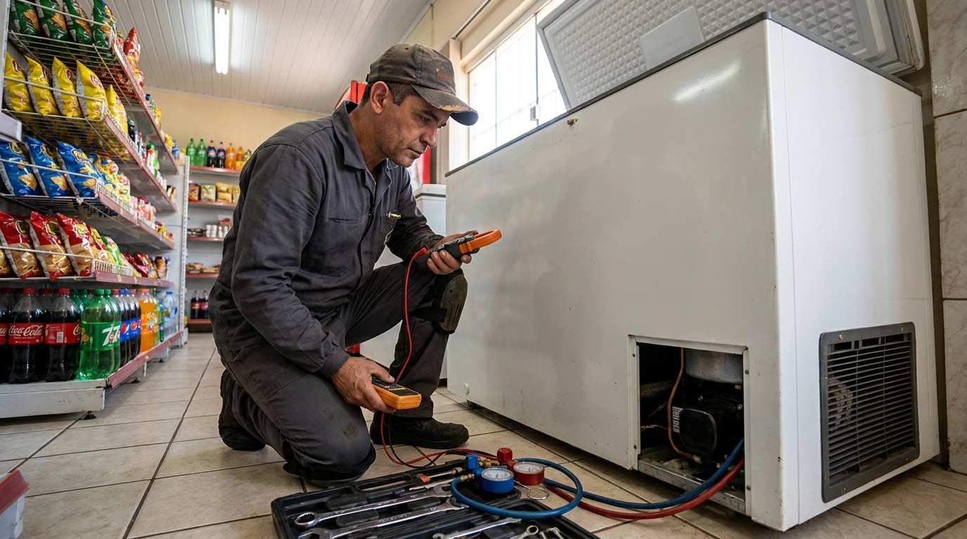 Conserto de placa eletrônica de freezer no Centro, Aracaju‑SE